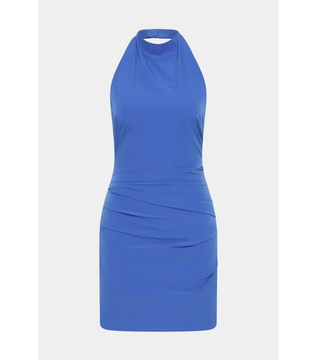 Sir the Label Sol Halter Mini Dress in Cobalt Blue Size AU 6 for rent on The Volte - main image