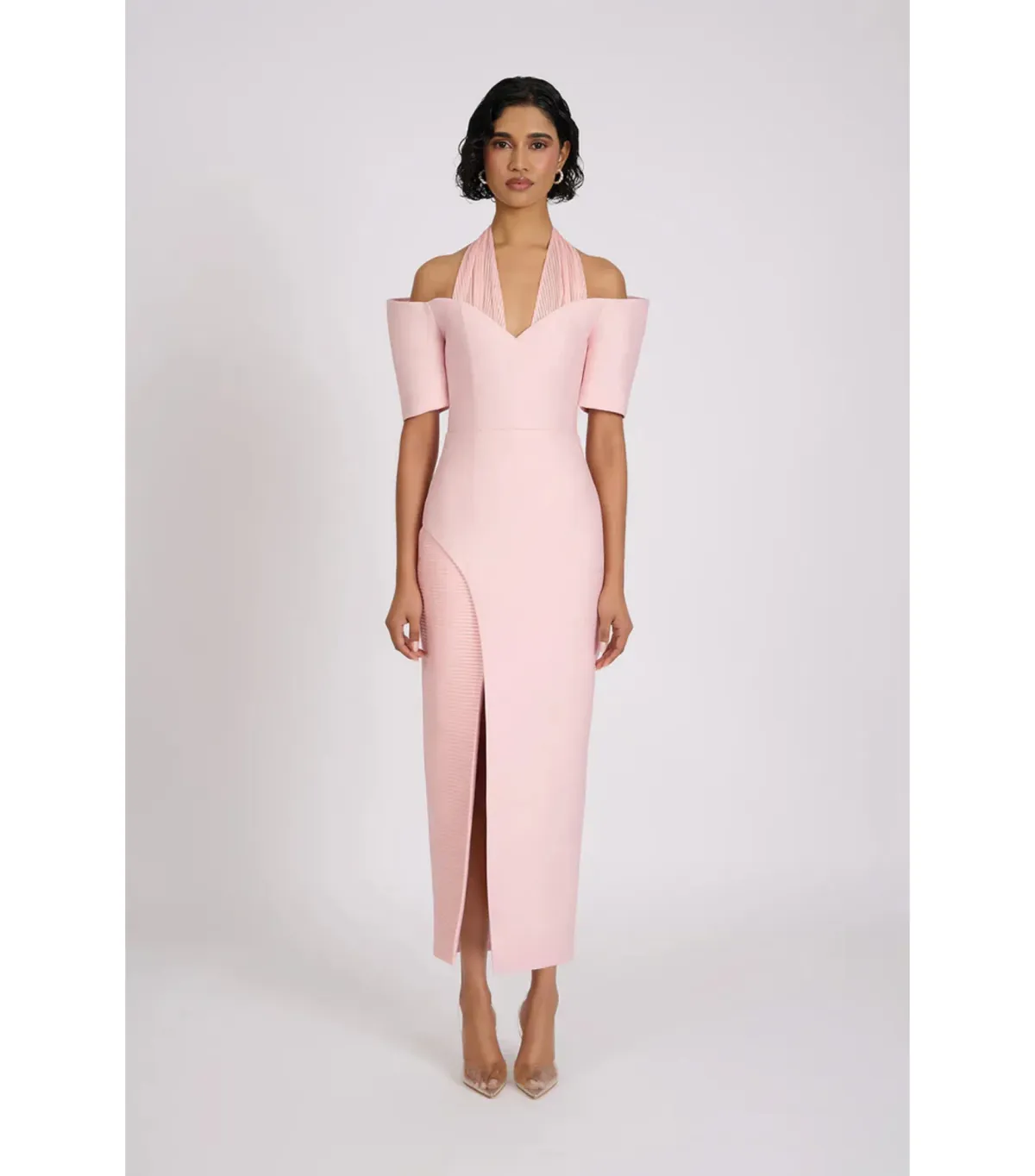 Eliya The Label Solara Dress Pink Size 8  for rent on The Volte - main image