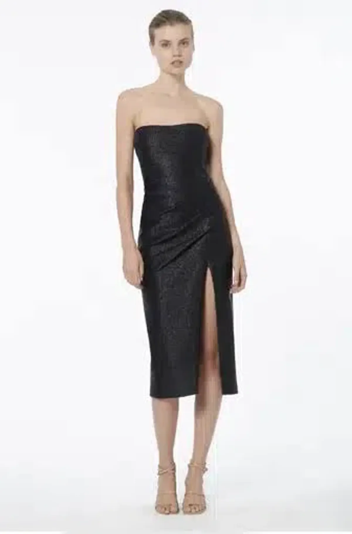 Manning Cartell New Radicals Strapless Midi Dress Size 12 for rent on The Volte - main image