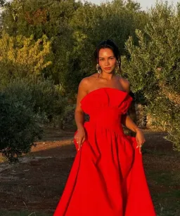 Elliatt Laurel Sleeveless Maxi Dress size 16 Red for rent on The Volte - image 1