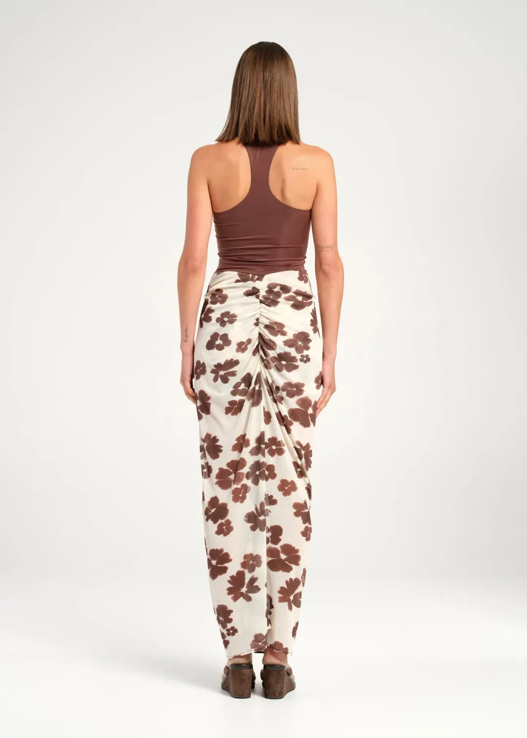 Benni Piper Maxi Dress in Coco Blossum Size AU14  for rent on The Volte - main image