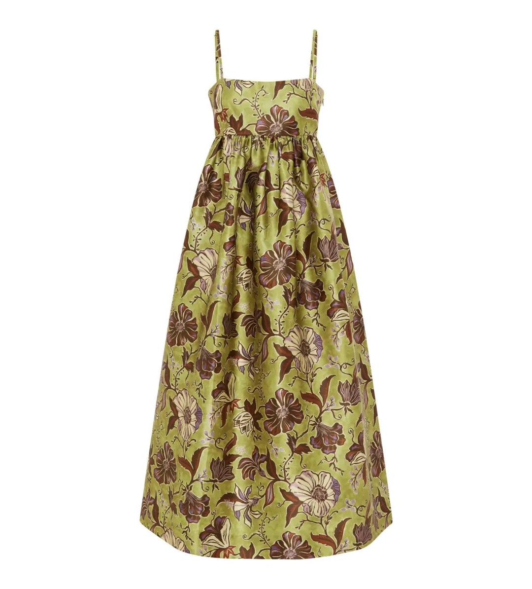 Alémais Citron Midi Dress Floral Size 14 for rent on The Volte - main image