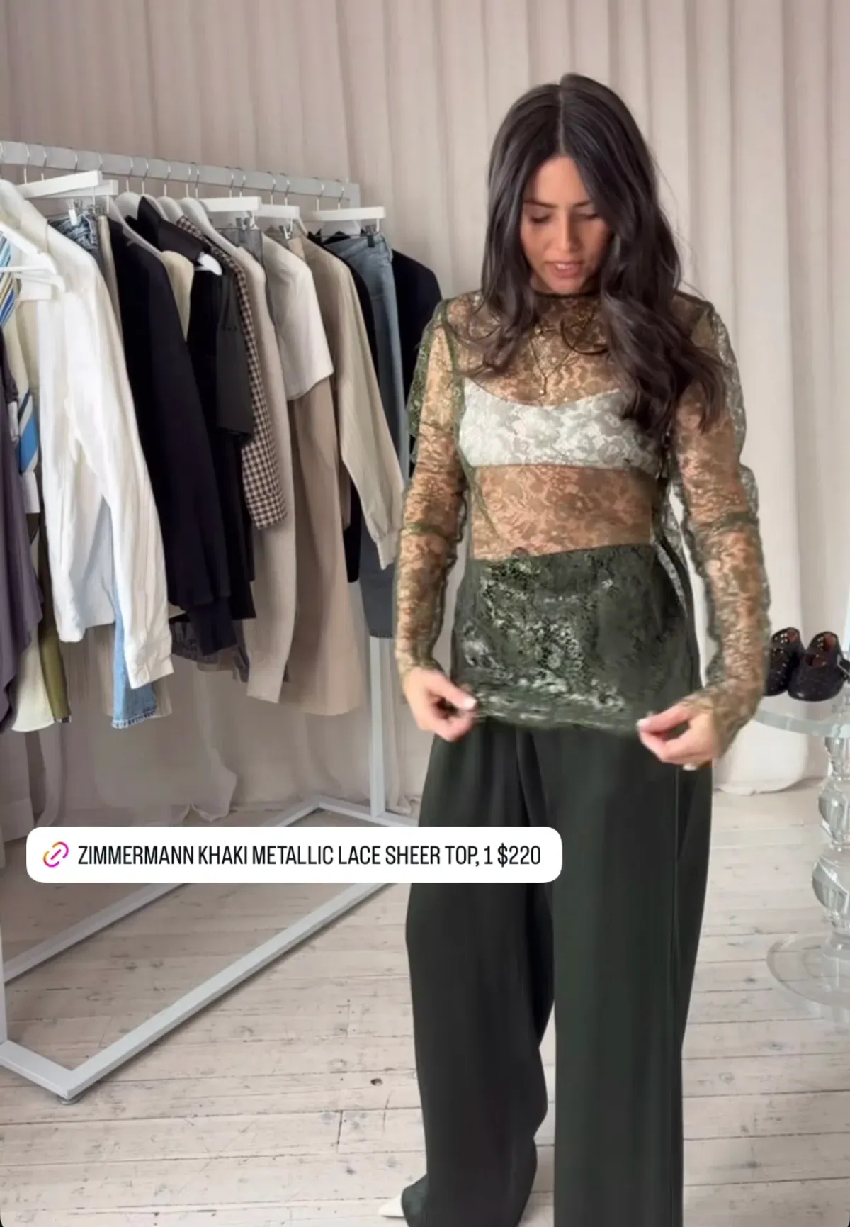 Zimmermann lace top  for rent on The Volte - main image