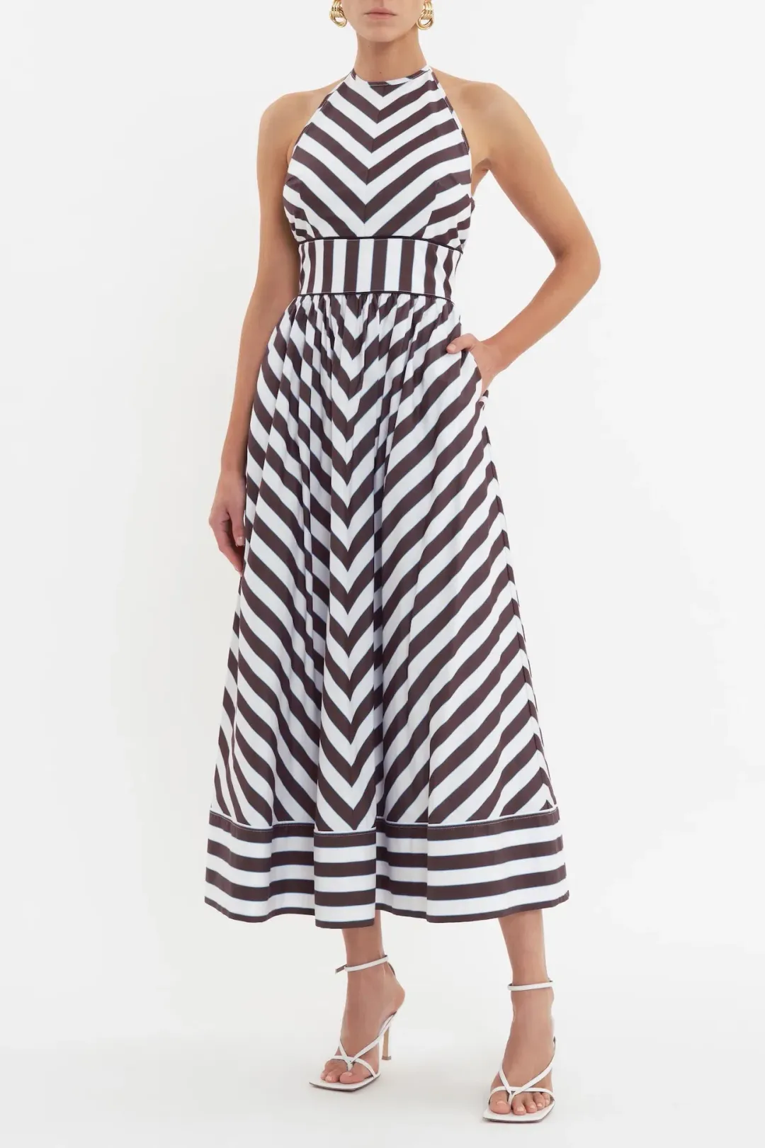 Rebecca Vallance Pippa Halter Dress Size 10 for rent on The Volte - main image