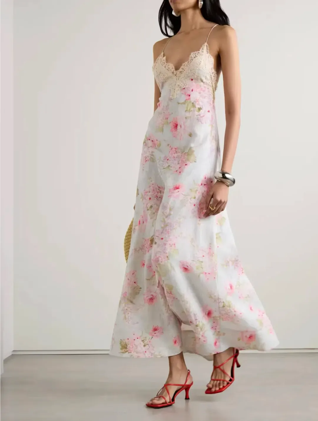 ZIMMERMANN Halliday floral-print maxi dress for rent on The Volte - main image