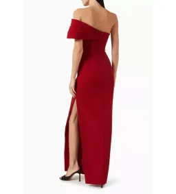 Rachel Gilbert Gale Gown in Wine Size 2/AU10 for rent on The Volte - image 2