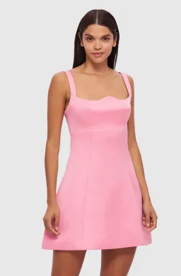 Leo Lin Jacinta Dress in Bubblegum for rent on The Volte - image 4