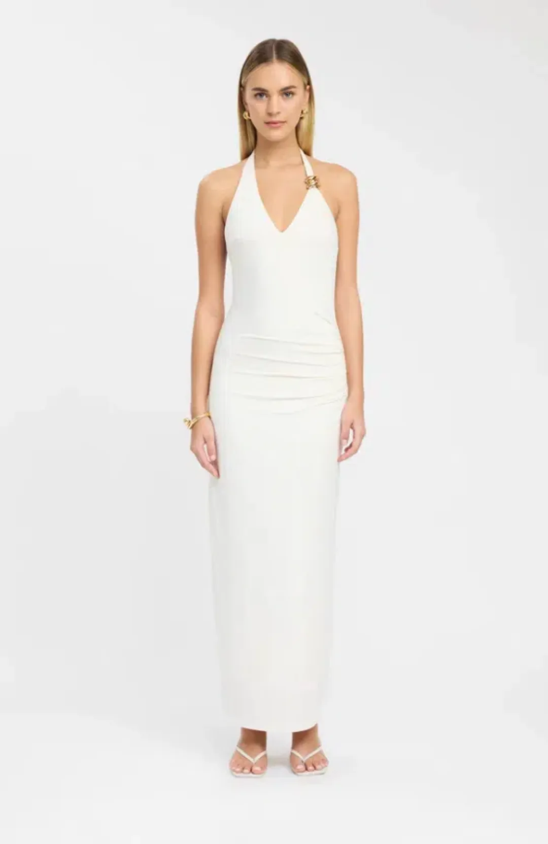 Kookai Paloma dress in white  for rent on The Volte - main image