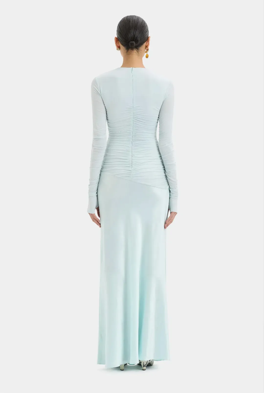 SIR THE LABEL - Alessia Draped Gown - Size 1 (8) for rent on The Volte - main image