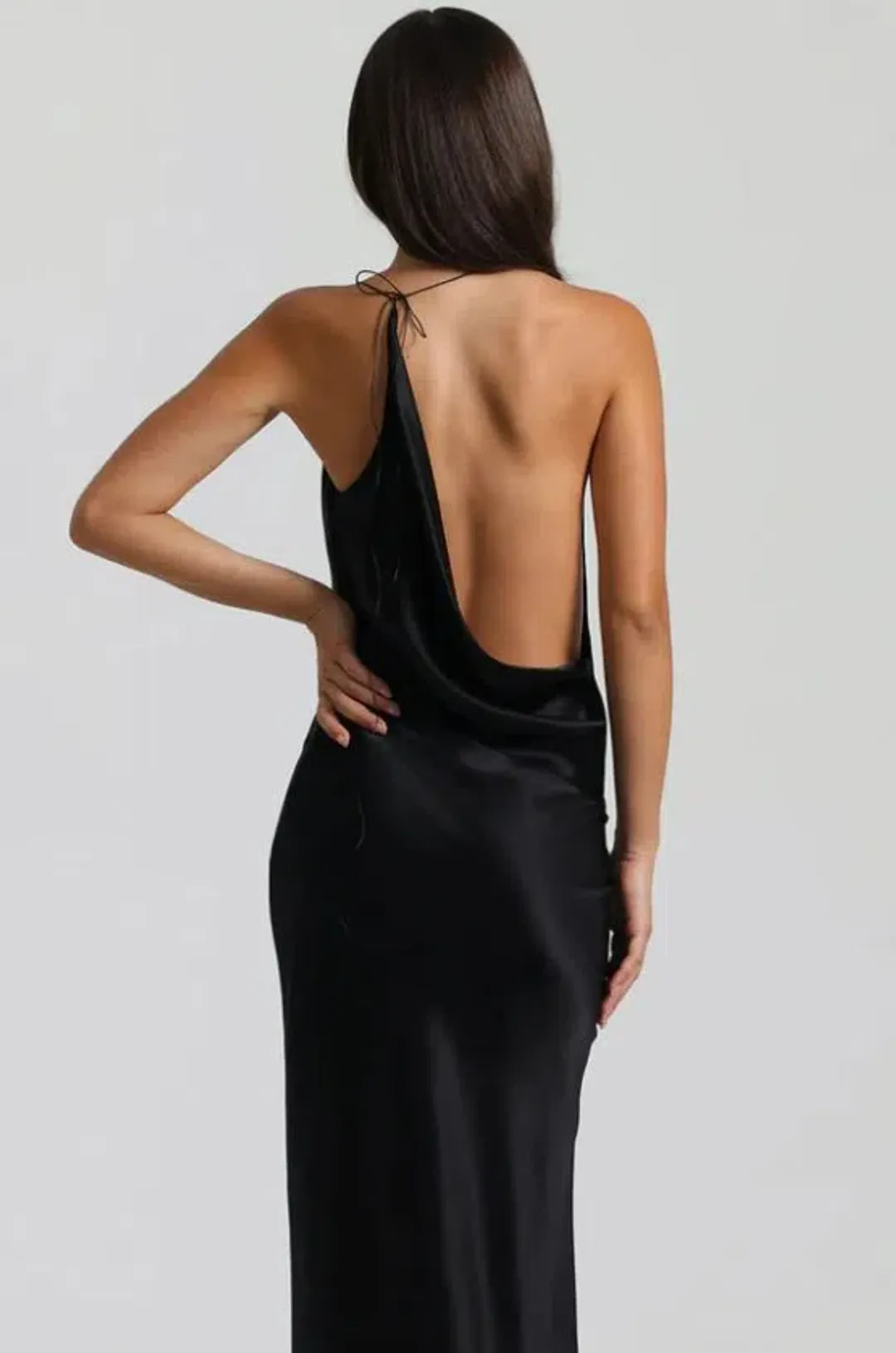 Natalie Rolt Gabi Gown in Black Size 10 for rent on The Volte - main image