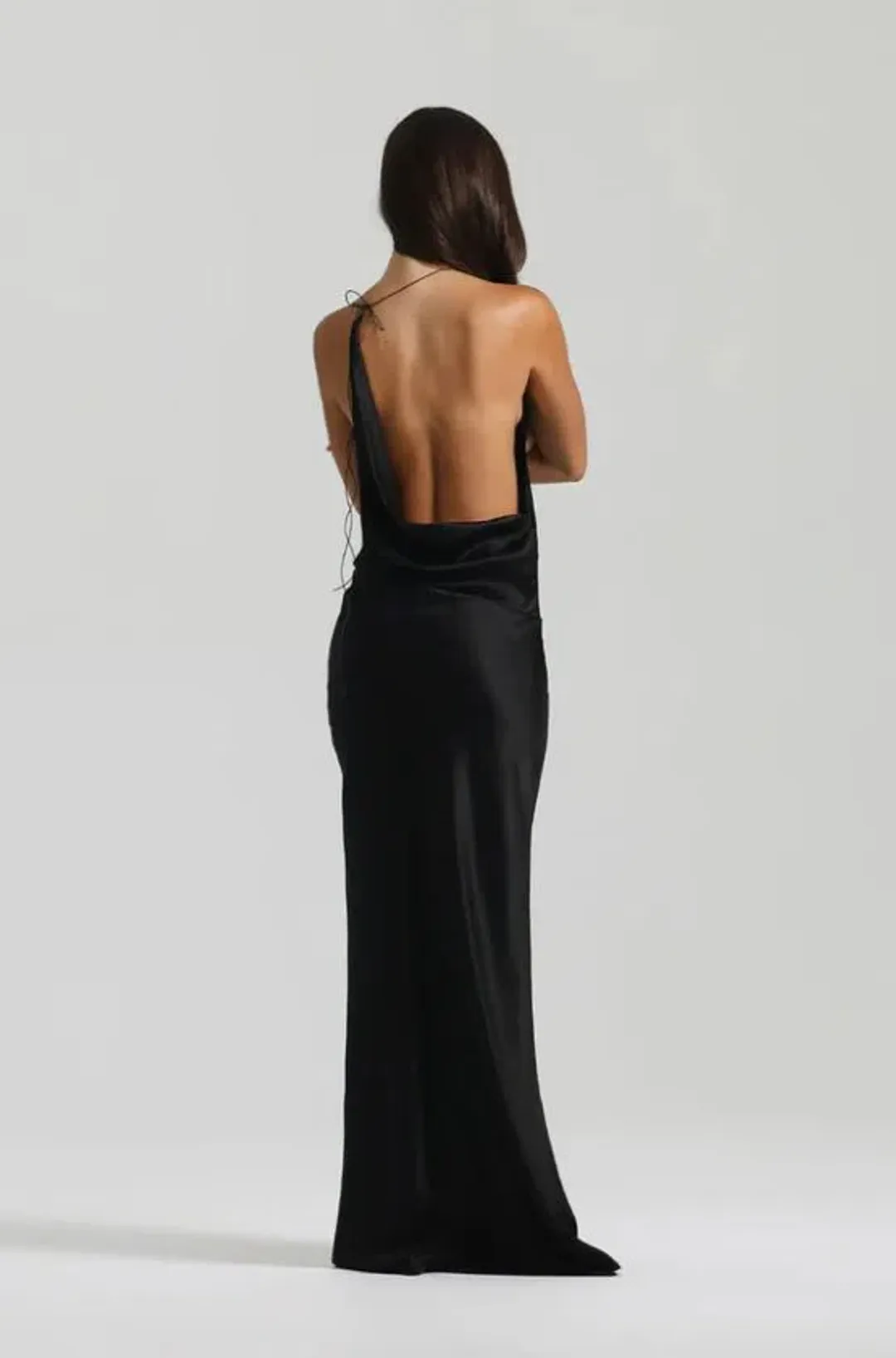 Natalie Rolt Gabi Gown in Black Size 10 for rent on The Volte - main image
