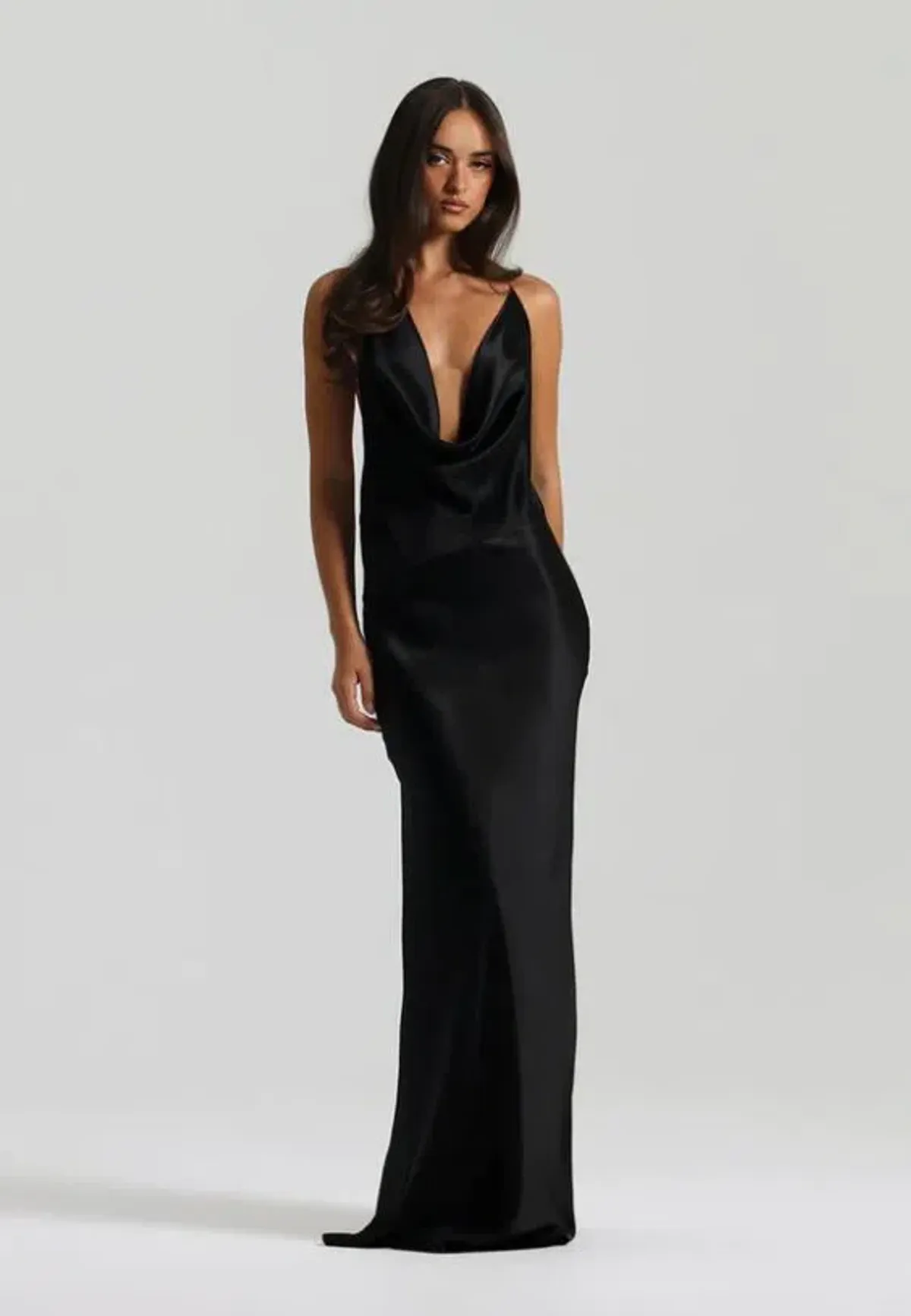 Natalie Rolt Gabi Gown in Black Size 10 for rent on The Volte - main image