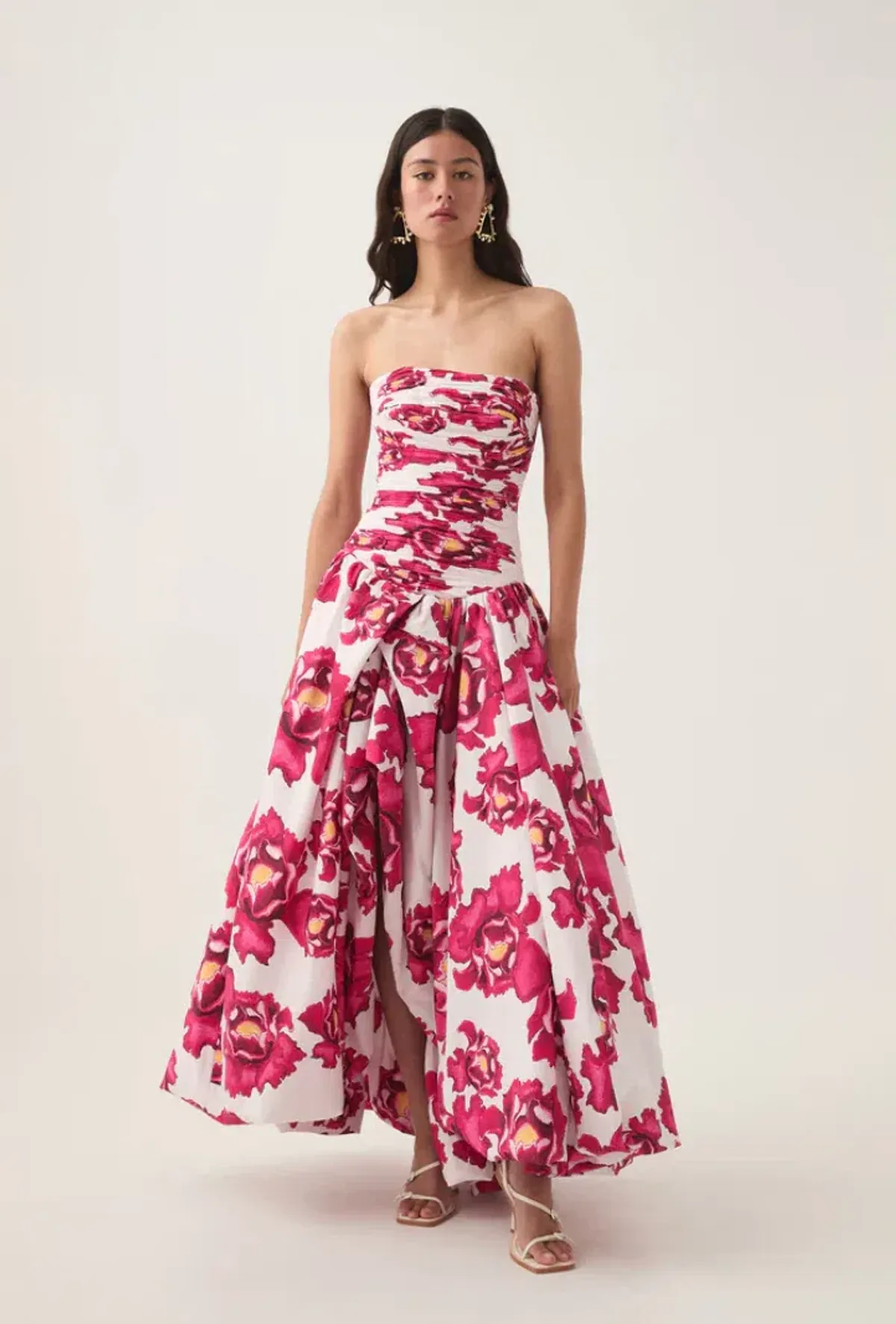 Aje Behold Maxi Dress in Boldly Blooming Size 12 for rent on The Volte - main image