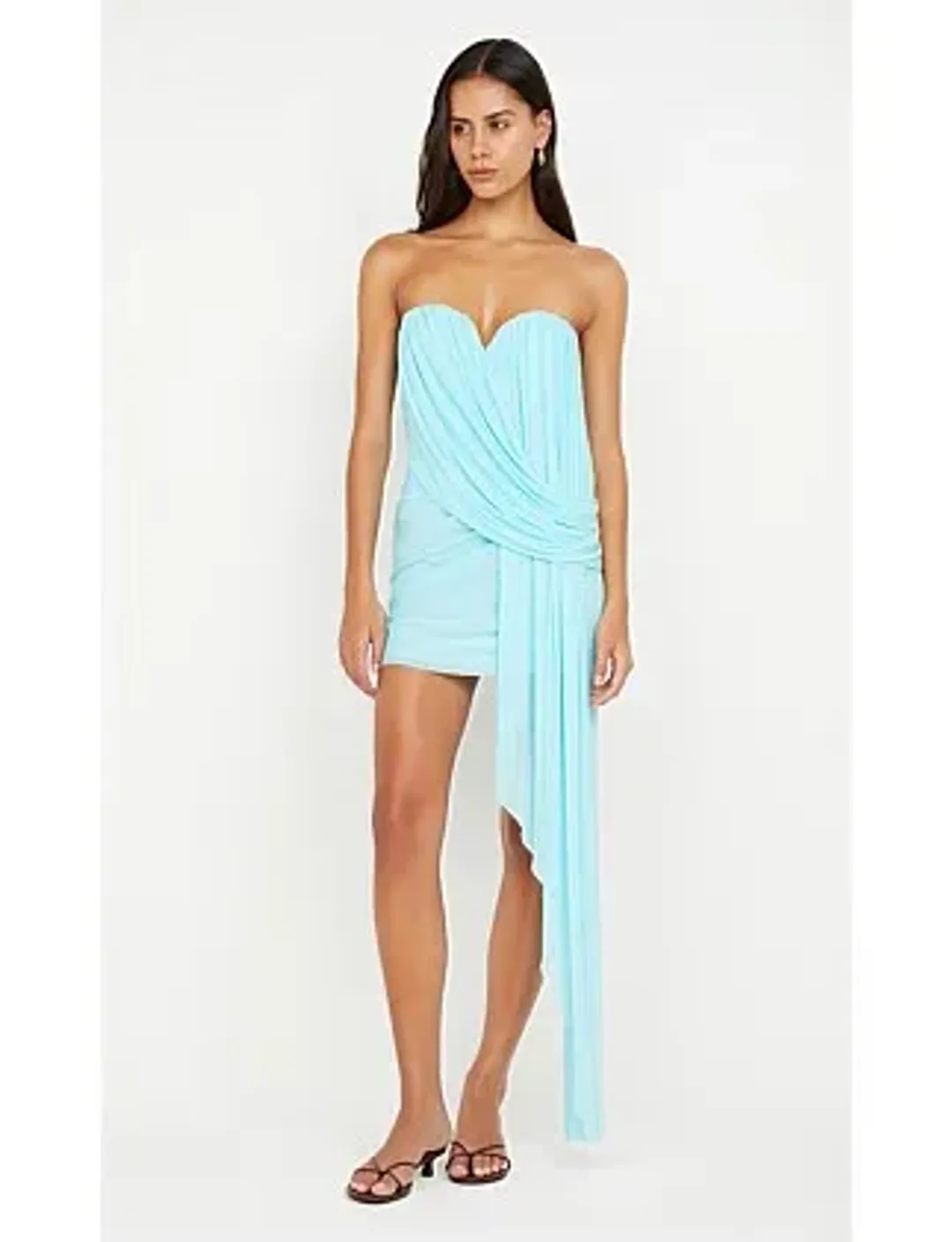 Bec Bridge DANKA STRAPLESS MINI DRESS Blue Size 10 for rent on The Volte - main image