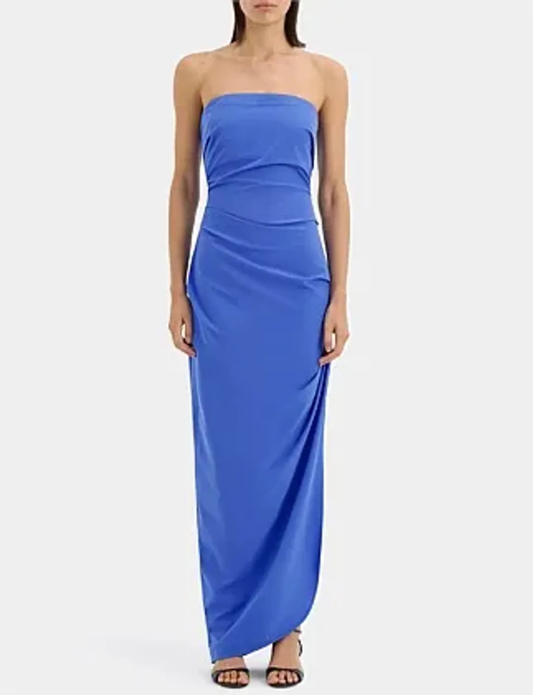 Sir The Label Sol Strapless Gown Cobalt Size 2 for rent on The Volte - main image