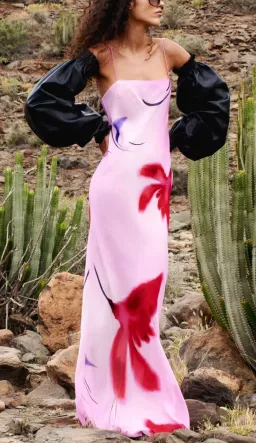 RAT & BOA ALICI MAXI DRESS PINK SIZE L, AU 10 - 12 for rent on The Volte - image 1
