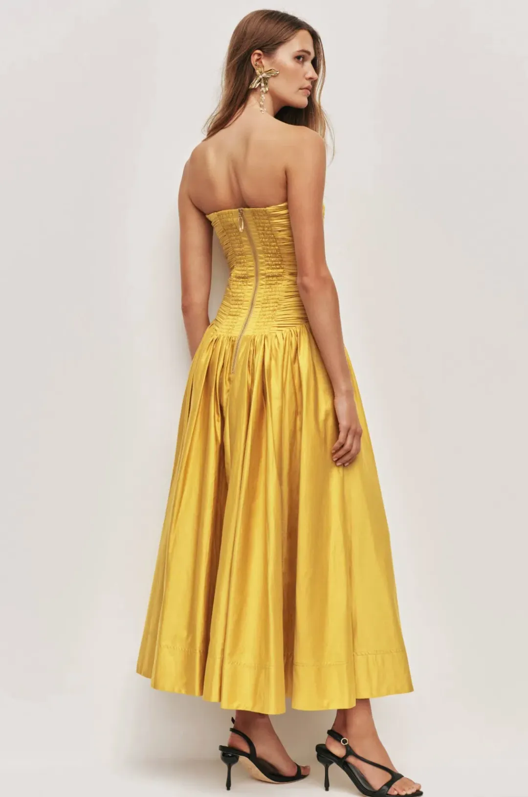 AJE Marigold Midi Dress Sz 8 for rent on The Volte - main image
