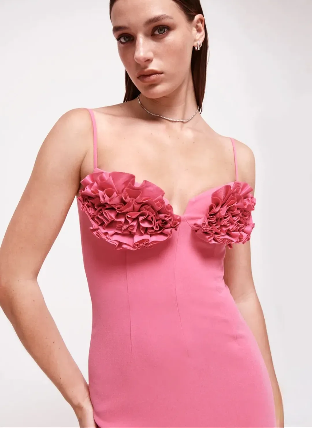 Rachel Gilbert Margot Mini Dress Pink Size 4/AU14 for rent on The Volte - main image