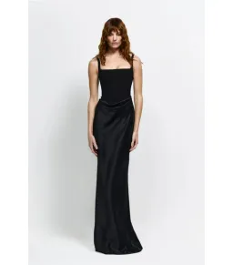 Effie Kats Keanna Gown Black Size 10 for rent on The Volte - image 1