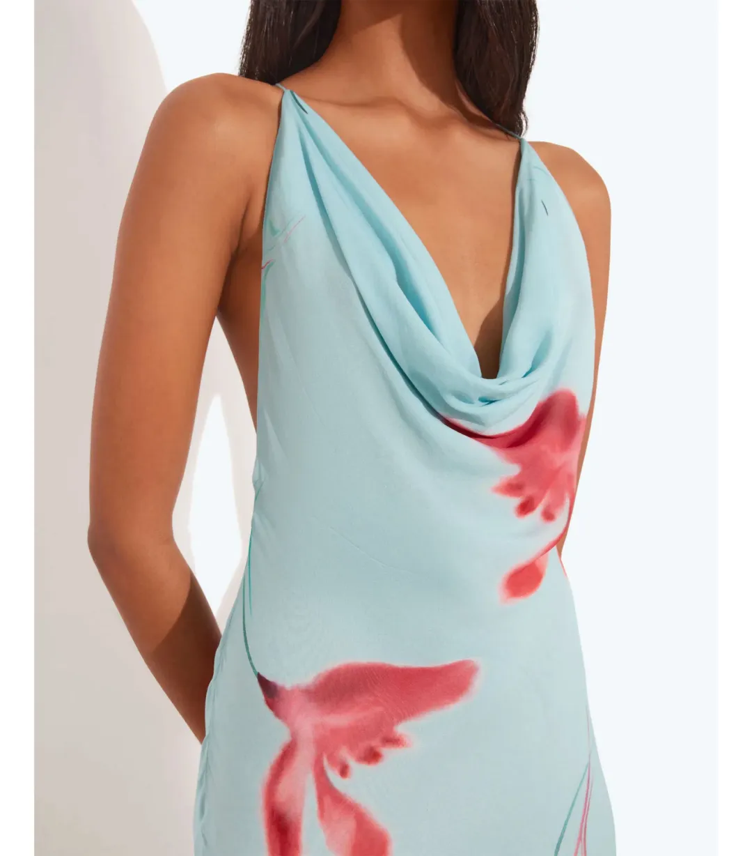 Rat & Boa Vincenza Dress Blue Size 8 for rent on The Volte - main image