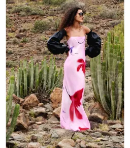 Rat & Boa Alici Dress Pink Size 10 for rent on The Volte - image 3
