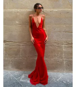 Rat & Boa Lotus Slip Dress Red Size 8 for rent on The Volte - image 1