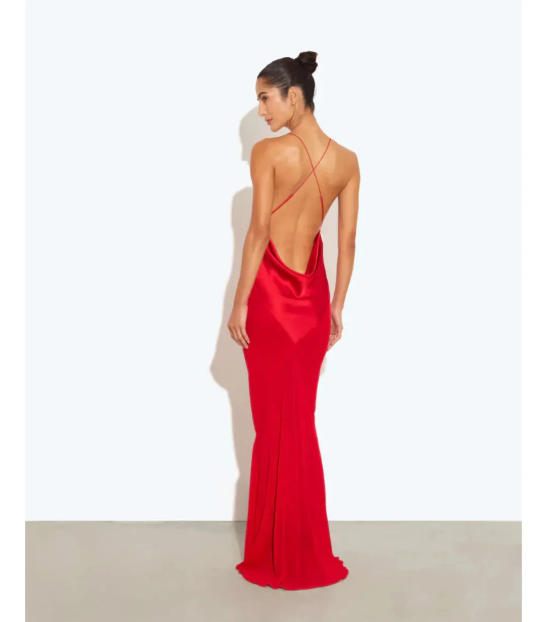 Rat & Boa Lotus Slip Dress Red Size 8 for rent on The Volte - main image