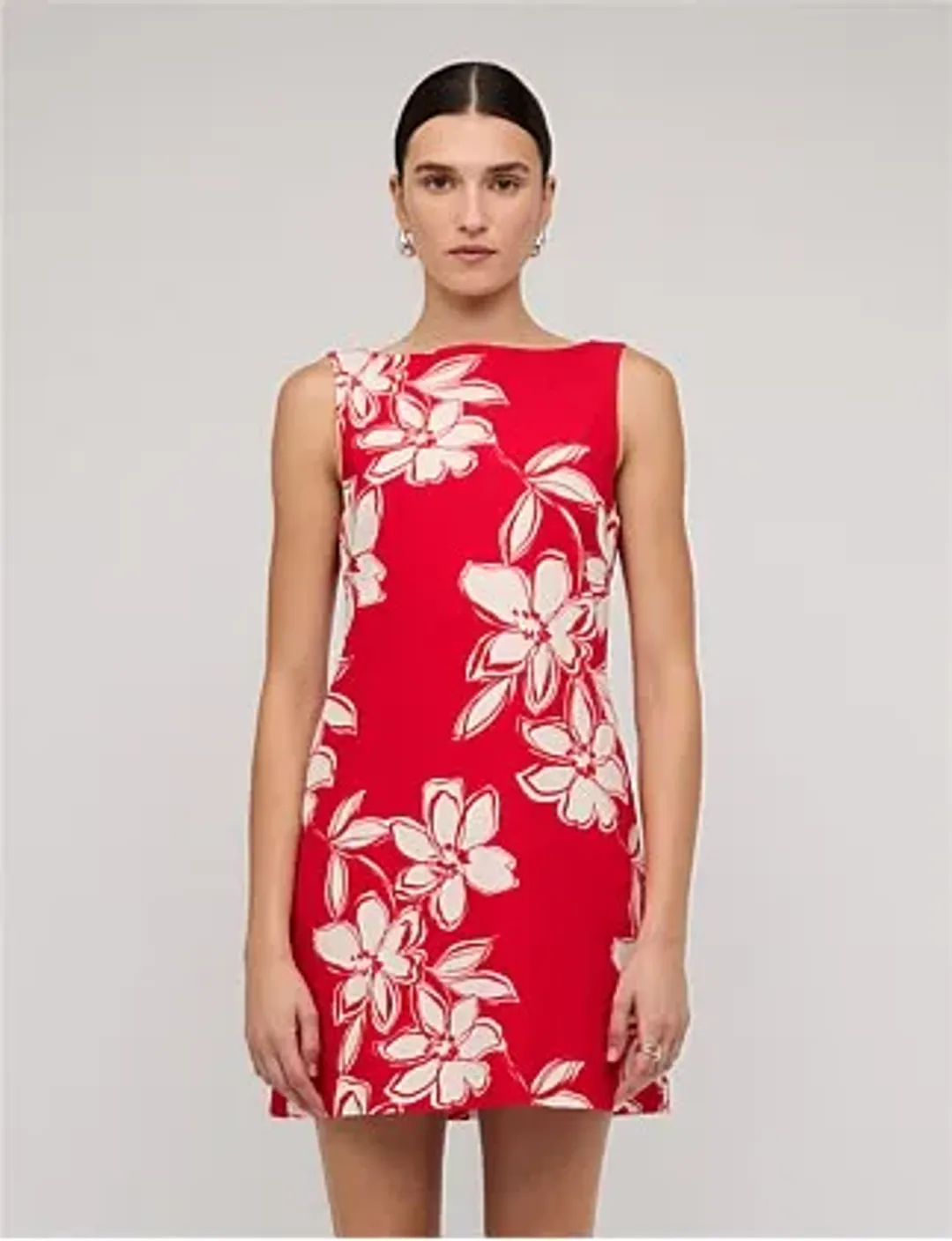 Staple The Label ELARA MINI DRESS Red Size 16 for rent on The Volte - main image