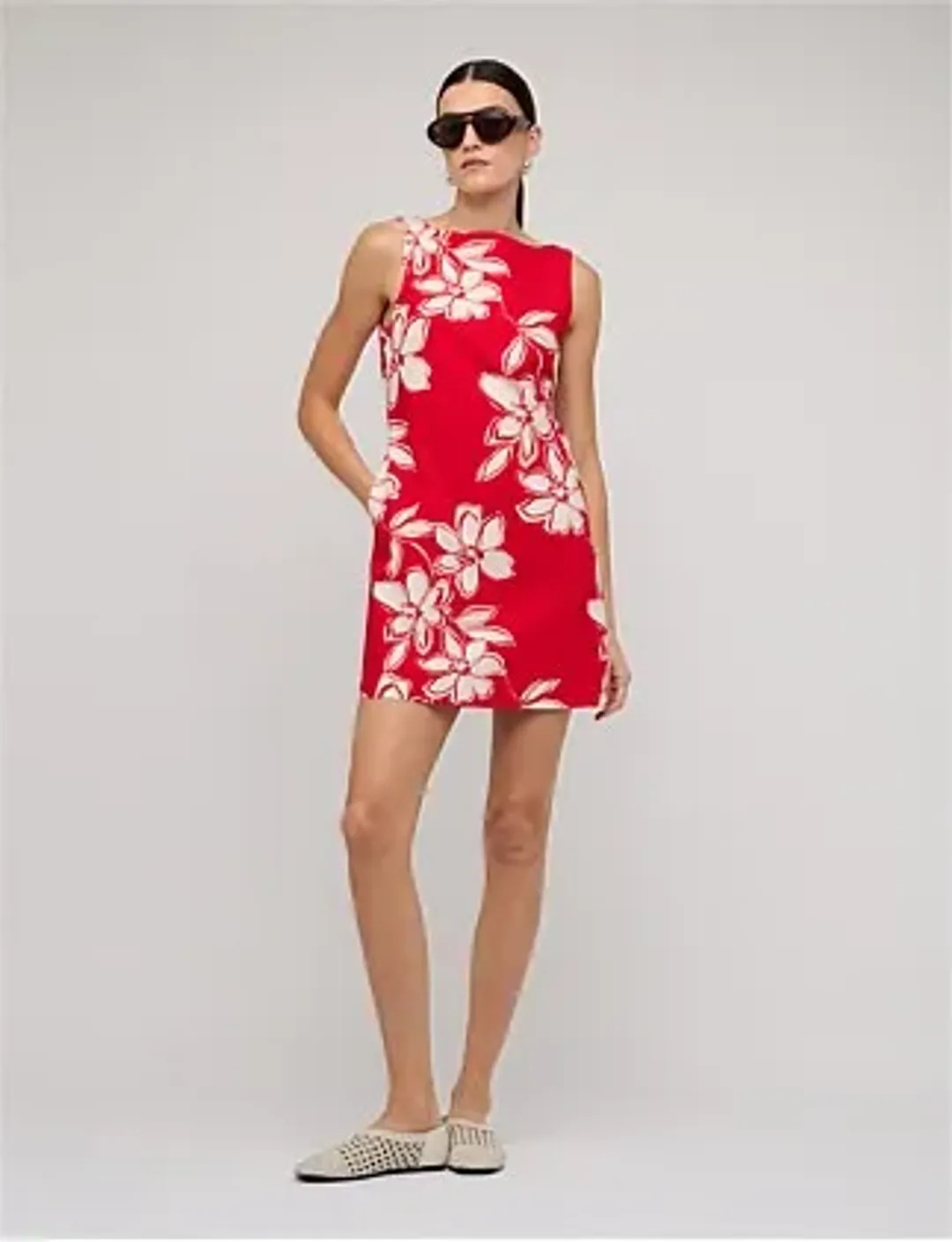 Staple The Label ELARA MINI DRESS Red Size 16 for rent on The Volte - main image