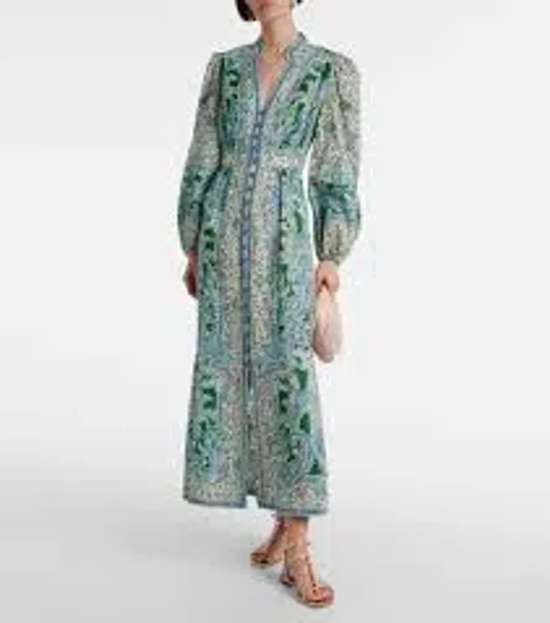 Zimmermann Ottie Midi Dress size 1  for rent on The Volte - main image