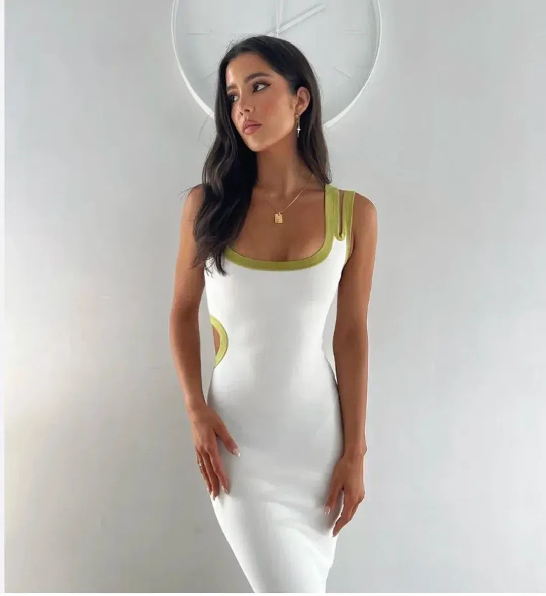 Sir the label evalina cut out dress  for rent on The Volte - main image