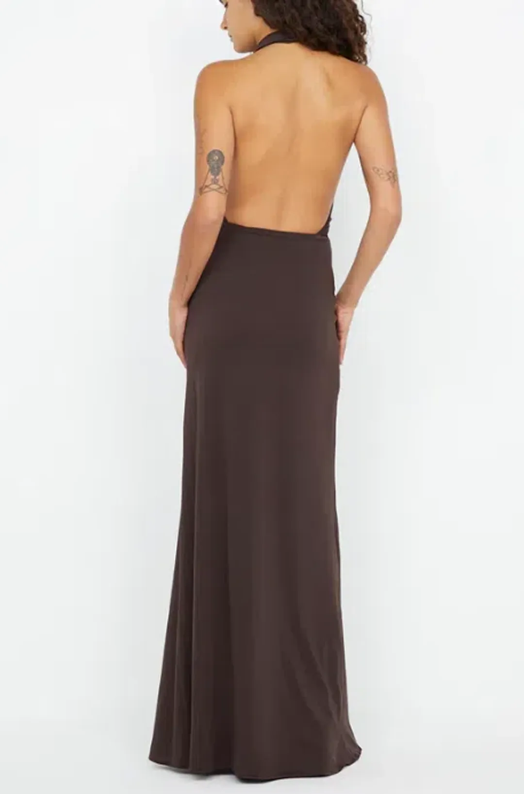 NESSIE COWL NECK MAXI DRESS SIZE 10 for rent on The Volte - main image