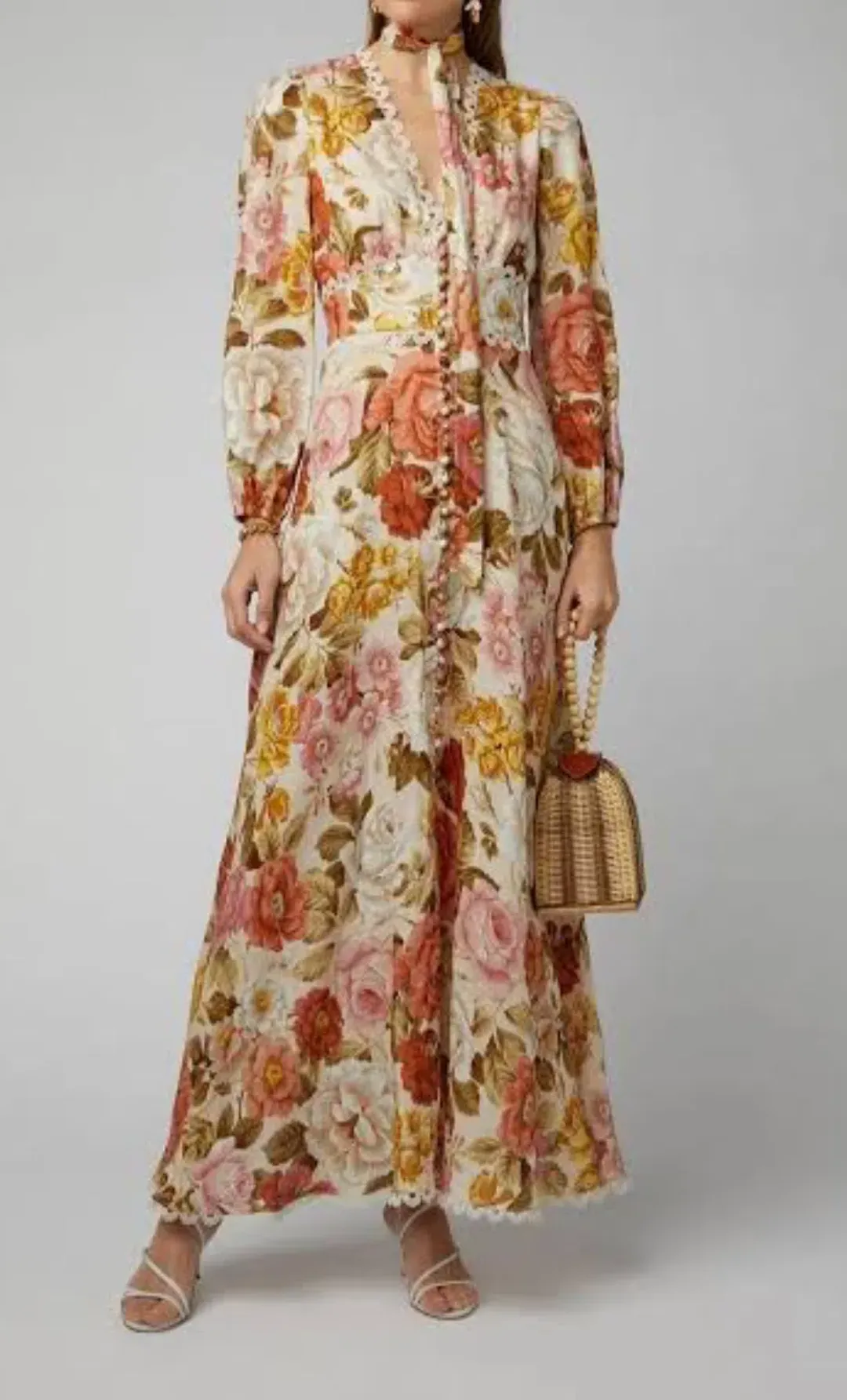 Zimmermann Bonita maxi dress. Size 3  for rent on The Volte - main image