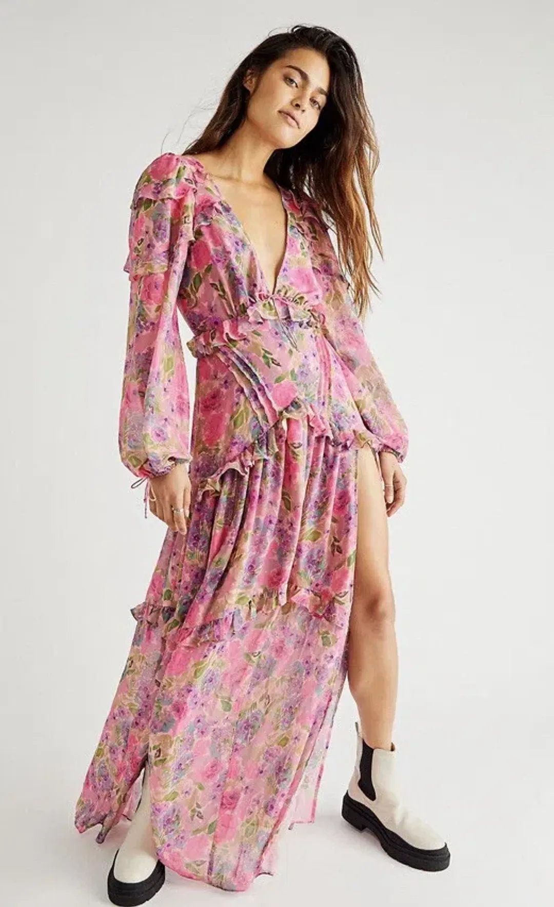 For Love and Lemons Annie Maxi Dress Size Small  for rent on The Volte - main image