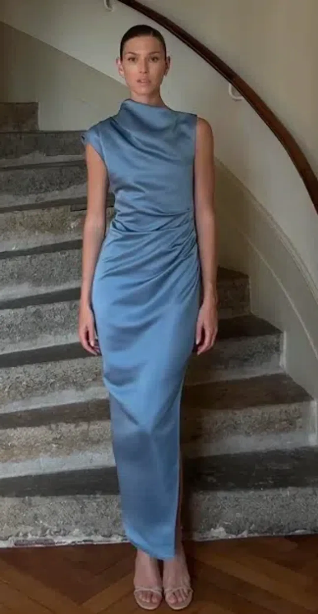 Elliatt Coralie Maxi Gown in Blue. AU 8 for rent on The Volte - main image