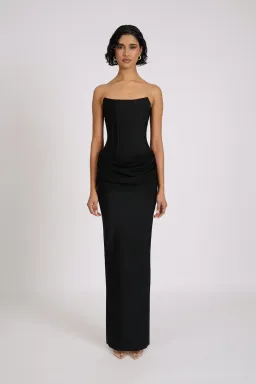 Eliya The Label Hilda Gown Black Size M / AU 10 for rent on The Volte - image 1