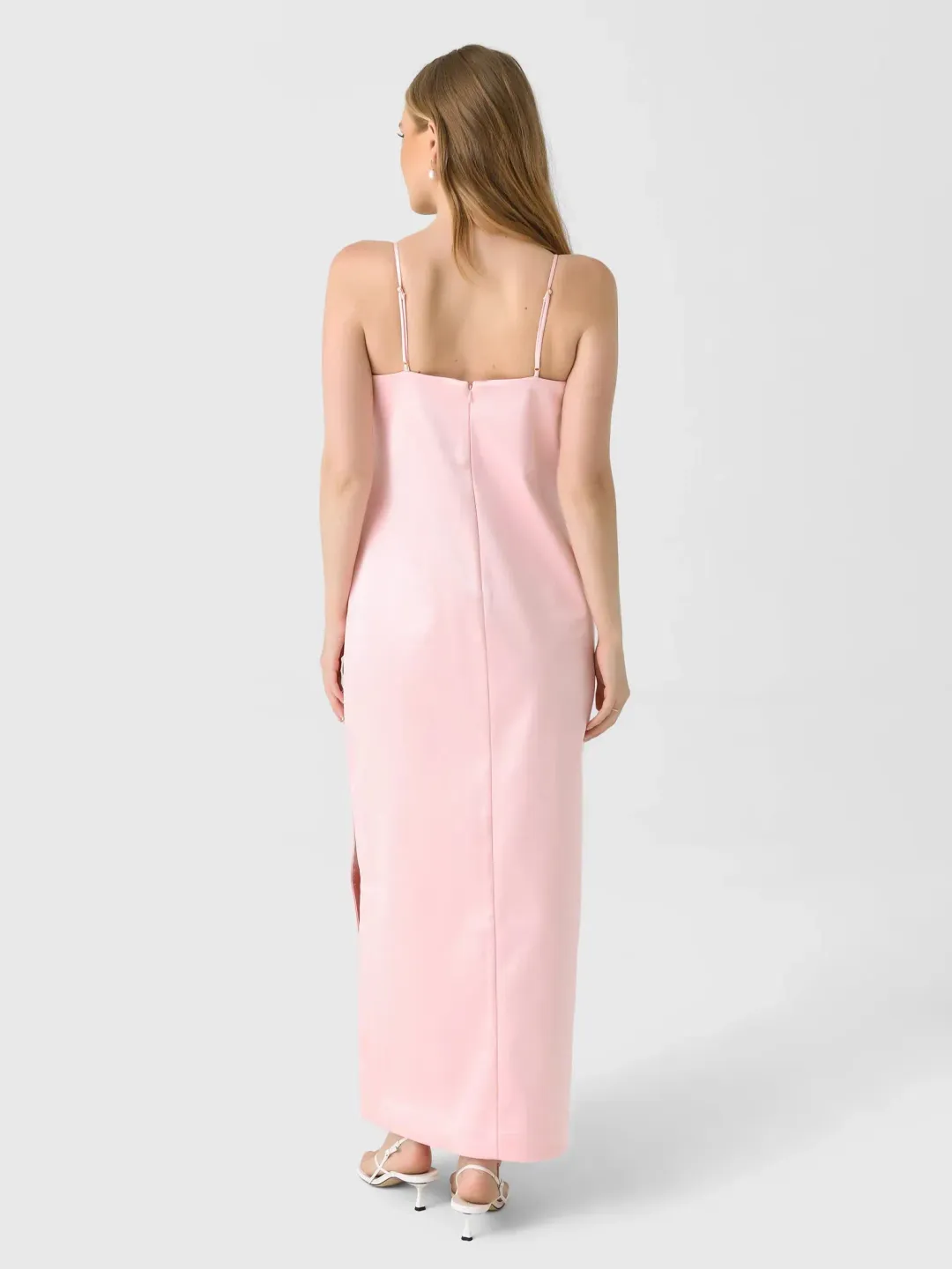 ALEMAIS Cindy Embellished Slip Dress Pink 8 AU for rent on The Volte - main image