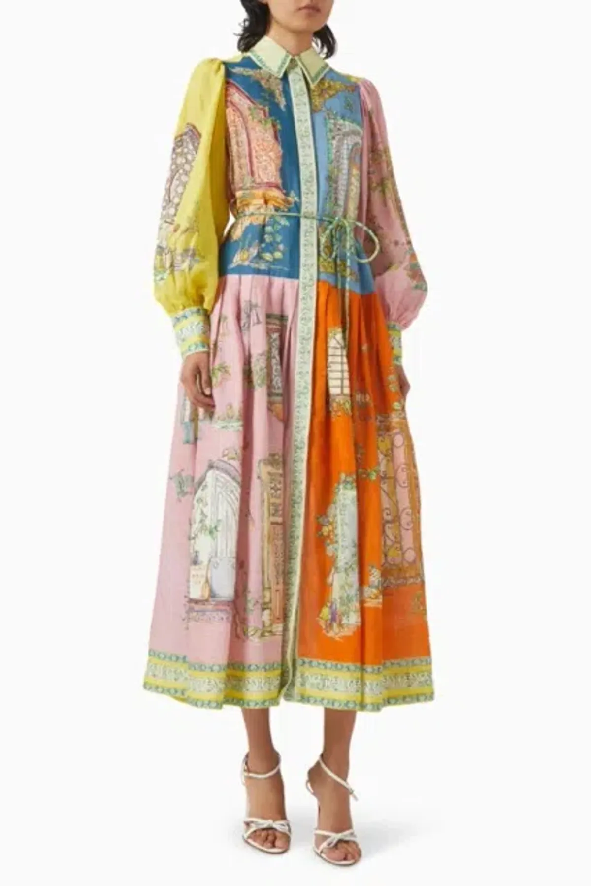 ALEMAIS Monte Midi Shirtdress Size 10 AU for rent on The Volte - main image