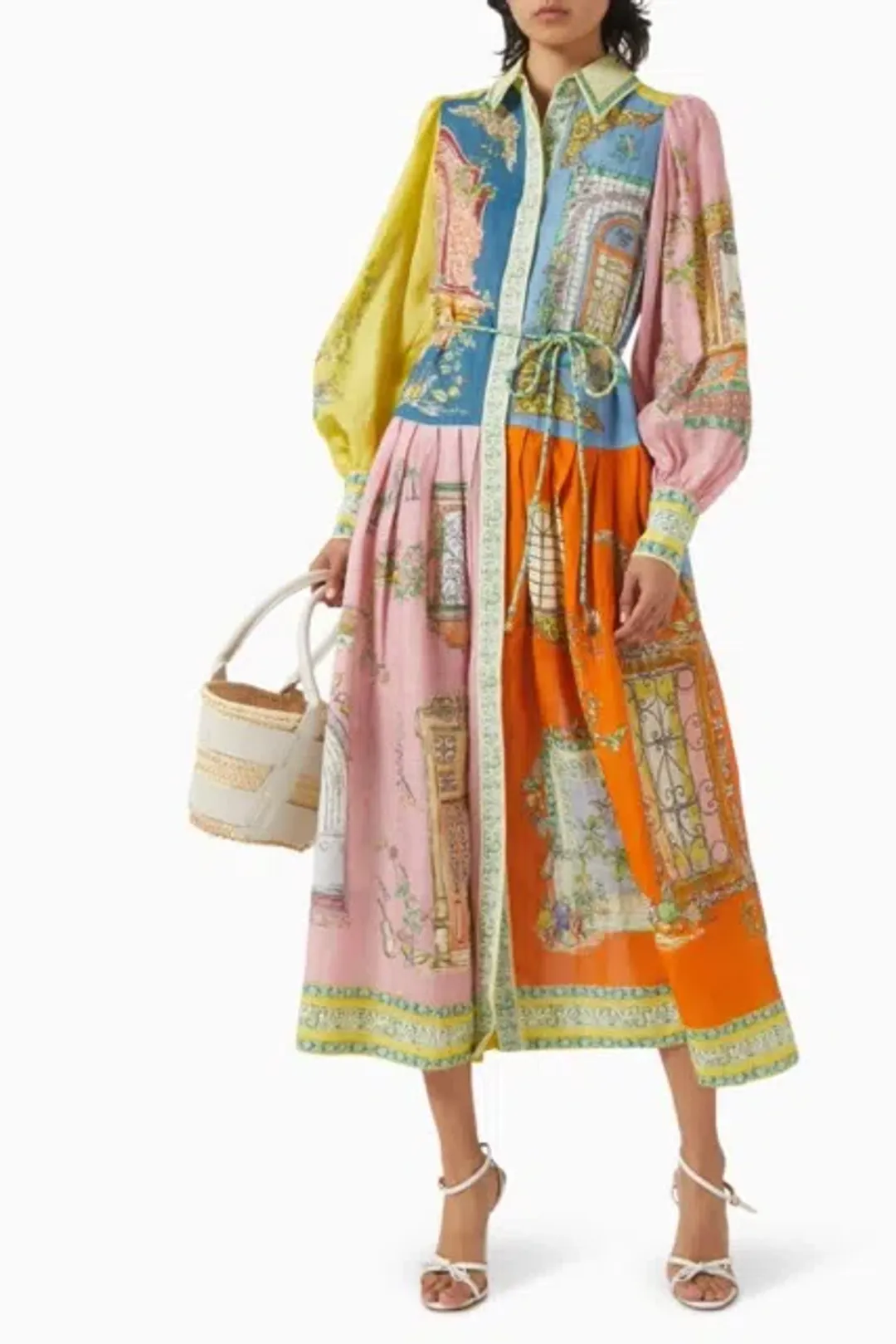 ALEMAIS Monte Midi Shirtdress Size 10 AU for rent on The Volte - main image