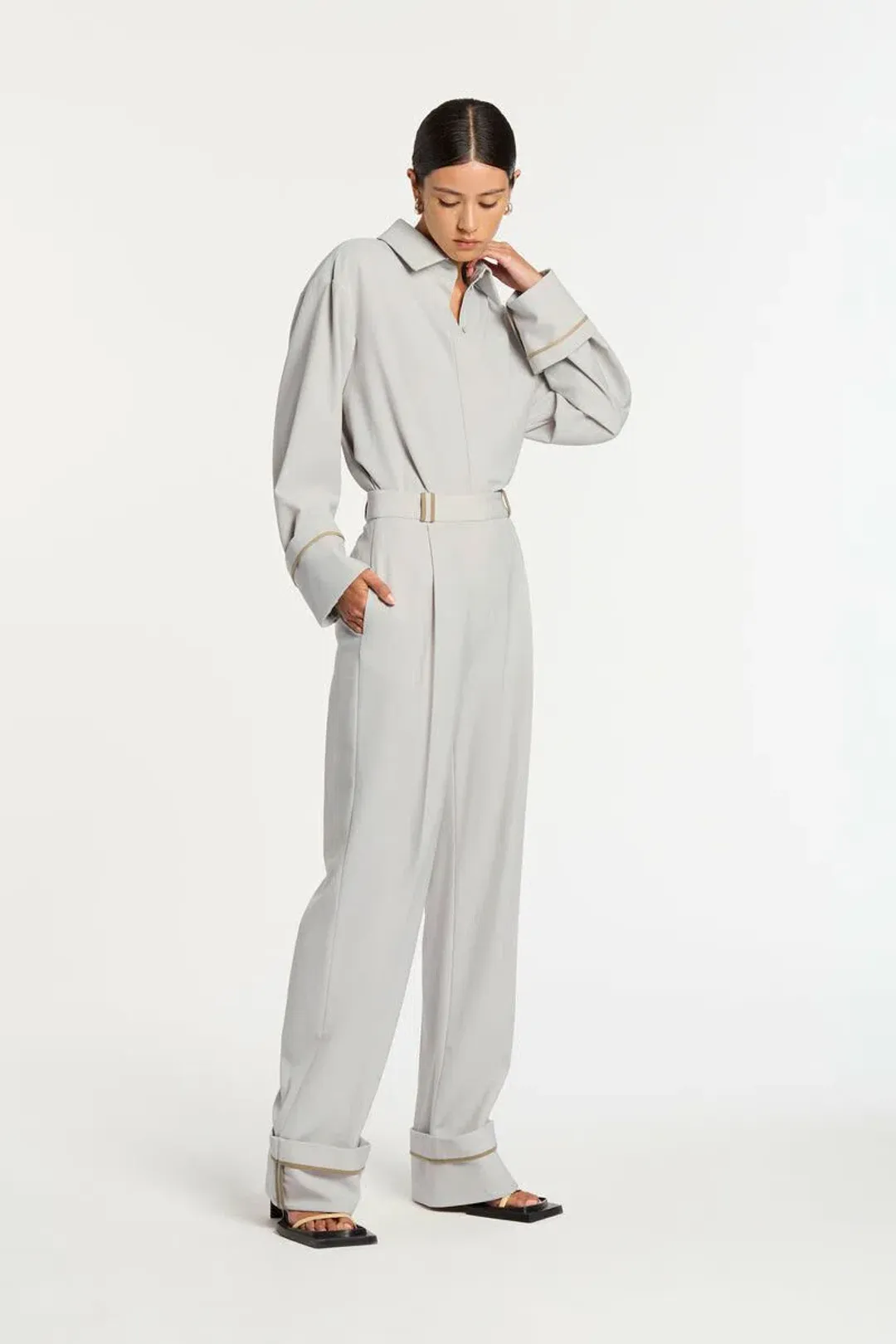 SIR Ice Blue Leni Cuff Set for rent on The Volte - main image