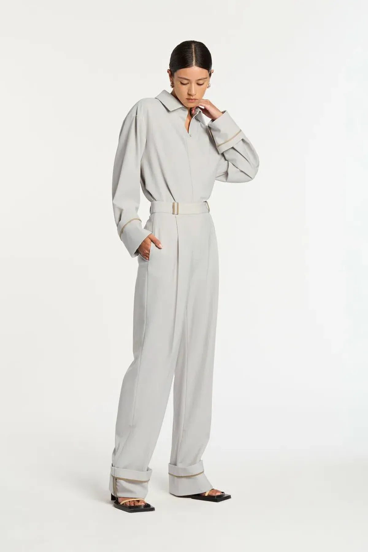 SIR Ice Blue Leni Cuff Set for rent on The Volte - main image
