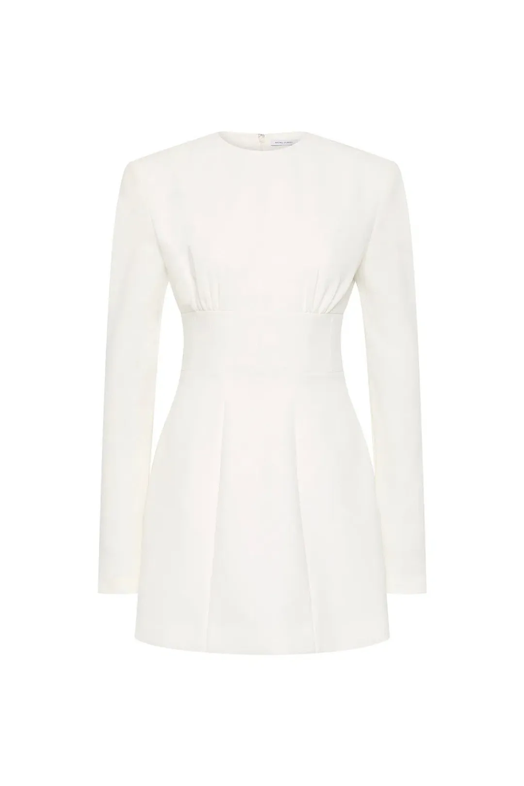 Rachel Gilbert Dover Sleeve Mini Dress in Ivory Size 3 / AU 12 for rent on The Volte - main image