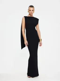 Effie Kats Audrey Gown Black size SML/8 for rent on The Volte - image 1
