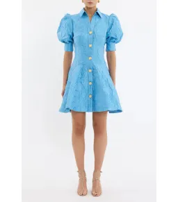 Rebecca Vallance Aegir Mini Dress Blue Size 8 for rent on The Volte - image 3