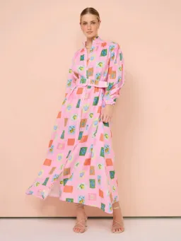 Palm Noosa Noddy Dress in Pink Emblem size 14 for rent on The Volte - image 5