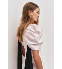 Aje Bisou Midi Dress Pastel Pink Size AU 10 for rent on The Volte - image 4