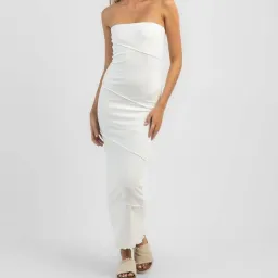 PRINCESS POLLY WHITE STRAPLESS DRESS - 6 for rent on The Volte - image 1