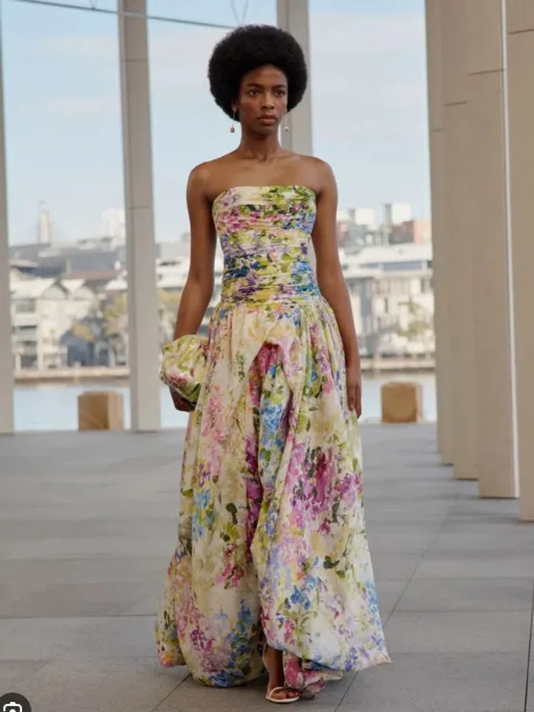 Aje Dahlia Maxi Gown in Lavandula Size 12 for rent on The Volte - main image