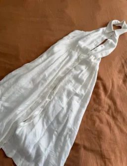 Zimmermann Primrose Halter Dress White for rent on The Volte - image 3
