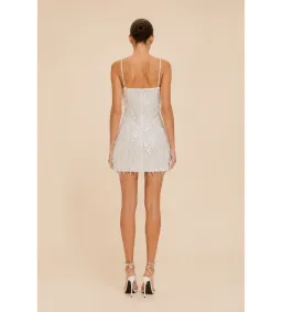 Rachel Gilbert Cynthia Mini Dress in Ivory Size 0/AU6 for rent on The Volte - image 2